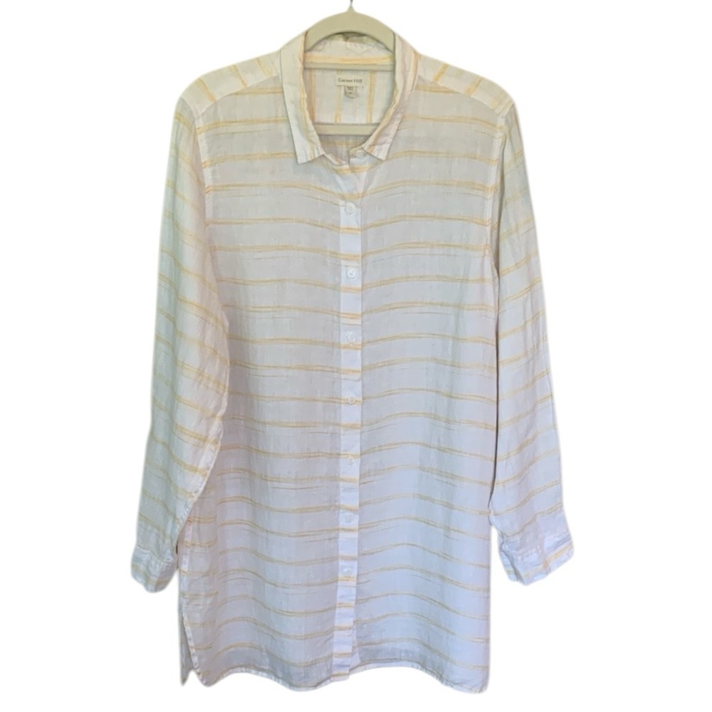 Garnet Hill Easy Linen Tunic/Cover Up XL
